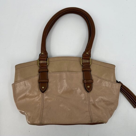 Tignanello Brown Convertible Shoulder Bag | Gold Hardware - Picture 6 of 12